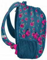 Женский  городской рюкзак  25L Paso Barbie Flowers BAI-2808 синий