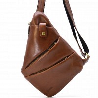 Мужская кожаная сумка-слинг TARWA GB-6402-3md