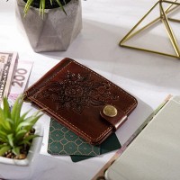 Зажим для купюр Hi Art «Mehendi Classic» MC-01 Crystal Сognac