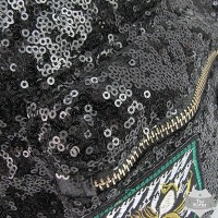 Женский черный рюкзак 0883