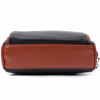 Молодежная женская кожаная сумка через плечо Vintage 22588 