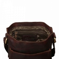 Мужская кожаная сумка Ashwood  G31 Brandy (Бренди)
