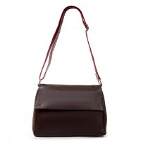 Женская кожаная сумка ALEX RAI 6504 wine red