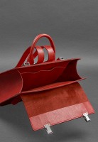 Женский кожаный рюкзак BlankNote Blackwood красный BN-BAG-29-BW-RED