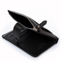 Женский кожаный кошелек Classik  DR. BOND WN-23-17 black