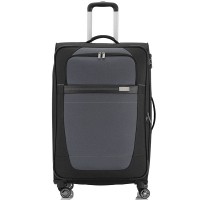 Чемодан на 4 колесах черный Travelite Meteor