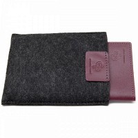 Кожаная обложка для паспорта GRANDE PELLE 11482 Бордовый