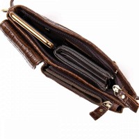 Мужская кожаная сумка на пояс Vintage 20401