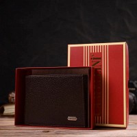 Мужской кожаный кошелек  CANPELLINI 21863 