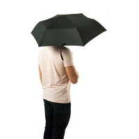 Механический зонт Fulton Superslim-1 L552 Black (Черный)