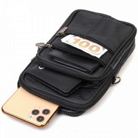 Кожаная сумка на пояс Vintage 21481 