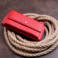 Женский кожаный кошелек ST Leather 19366 Красный