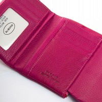 Женский кожаный кошелек Bright DR. BOND WS-239 plum-red