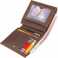 Мужской кожаный кошелек Vintage 14478