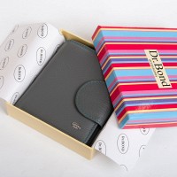 Женский кожаный кошелек Rainbow DR. BOND WRS-415-1 gray