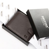 Мужской кожаный кошелек BE BRETTON 208-3204 brown