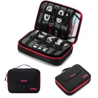 Органайзер для электроники BAGSMART (BM0200084A001) чёрный с красным