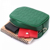 Молодежная женская кожаная сумка через плечо Vintage 22613 