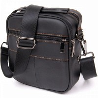 Мужская кожаная сумка через плечо Vintage 20395 