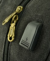 Черный мужской рюкзак TRAUM 7030-35