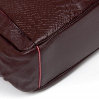 Женский кожаный рюкзак ALEX RAI 8907-9 bordo