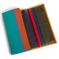 Женский кожаный кошелек Rainbow DR. BOND WRS-501-2 yellow