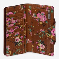 Кошелек женский кожаный  Yoshi Y1311 FLR 2H (Hunter Roses)