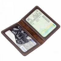 Кожаная обложка для удостоверения Shvigel 13962