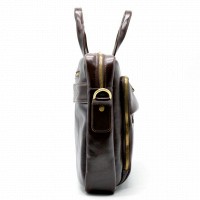 Кожаная сумка для ноутбука TARWA gx-7334-3md