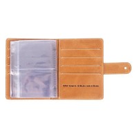 Кожаный картхолдер Hi Art «7 wonders of the world» CH-06 Shabby Honey