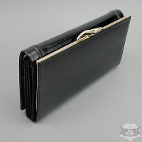 Женский кожаный черный кошелек Bl Balli 20-588-1