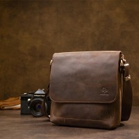 Мужская кожаная сумка через плечо Grande Pelle 11432