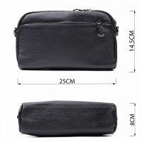 Молодежная женская кожаная сумка через плечо Vintage 22597 