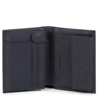 Кожаный кошелек Piquadro Black Square (B3) PU1740B3R_BLU