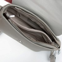 Женская кожаная молодежная сумка ALEX RAI 99121 l.gray