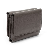 Женский кожаный кошелек Bright DR. BOND WS-403 gray