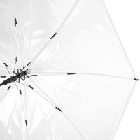 Женский зонт-трость полуавтомат FARE fare7112-white