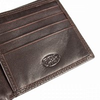 Английский мужской кожаный кошелек Ashwood 1211 VT Brown