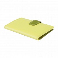 Кожаная обложка для паспорта Visconti rb75 lime m