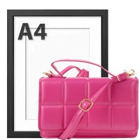 Женский клатч из кожезаменителя VALIRIA FASHION 5DETAA308-pink