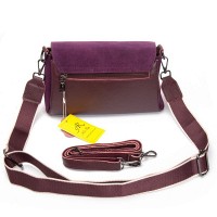 Женская замшевая сумка ALEX RAI 99118 bordo