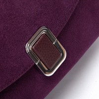 Женская замшевая сумка ALEX RAI 93055 bordo