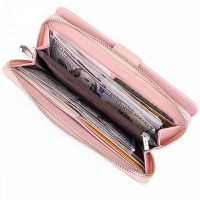 Женский кожаный кошелек ST Leather 19303 Розовый
