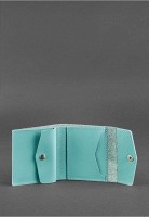 Кожаный женский кошелек BlankNote 2.1 бирюзовый BN-W-2-1-TIFFANY