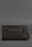 Женская кожаная сумка Элис темно-коричневая Краст BN-BAG-7-CHOKO