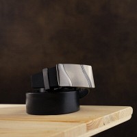 Мужской кожаный ремень автомат Vintage 20336