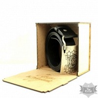 Деревянная подарочная коробка для ремней