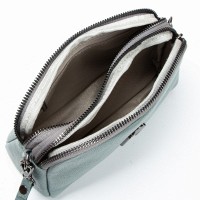 Молодежный клатч из кожи ALEX RAI 88084 blue