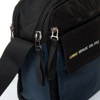 Мужская тканевая сумка через плечо Lanpad 4119 blue