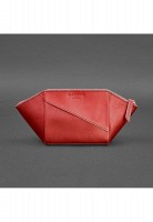 Женская кожаная косметичка BlankNote bn-cb-2-red